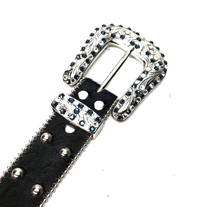 b.b. Simon 'Double Pony' Crystal Belt - Dudes Boutique