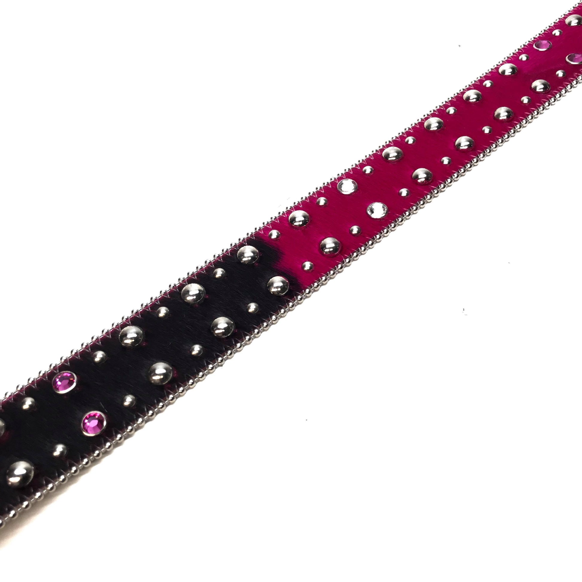 b.b. Simon 'Violet Pony' Double Crystal Belt - Dudes Boutique