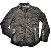 Mauritius Men's Washed Black Double Pocket Zip Up Jacket - Dudes Boutique