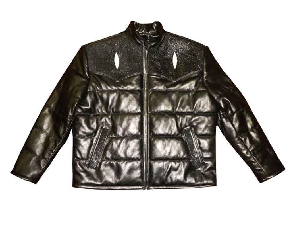 G-Gator - 2910 Quilted Lambskin/Stingray Jacket - Dudes Boutique