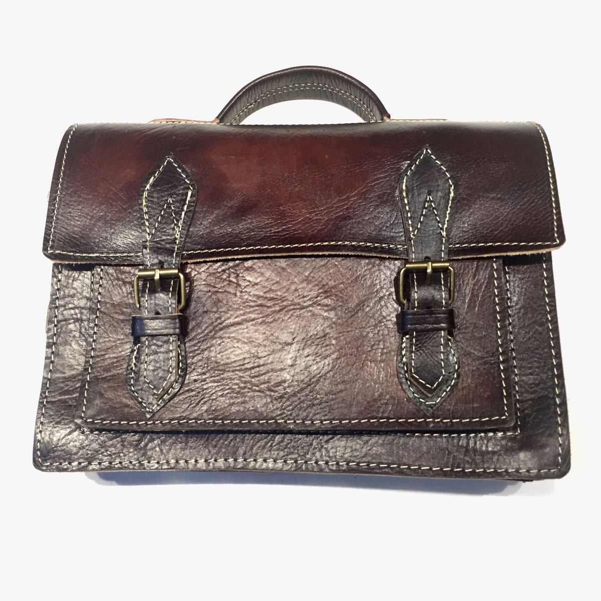 Moroccan Tuscan Aged Lambskin Messenger Bag - Dudes Boutique