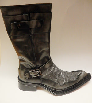 Mauri Alligator & Dover Knee Boots 44240 - Dudes Boutique