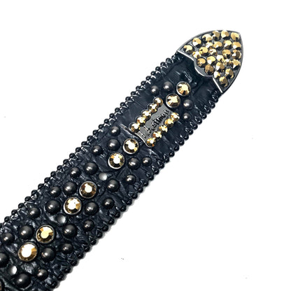 b.b. Simon 'Rose Gold' Fully Loaded Crystal Belts - Dudes Boutique