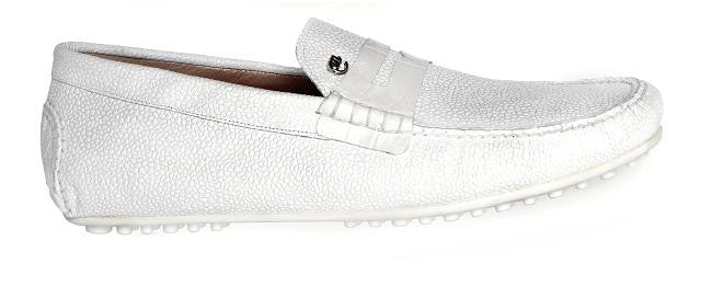 Mauri - "3128 Ravenna" Pebble Grain Loafer - Dudes Boutique