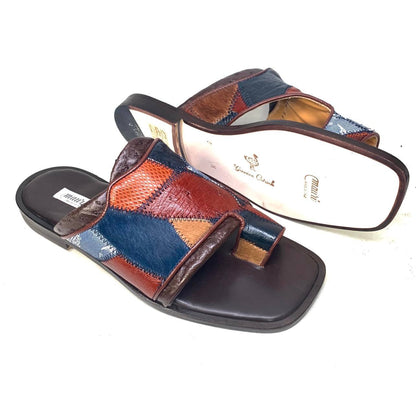 Mauri - "1495 Cannes" Ostrich Sandal - Dudes Boutique