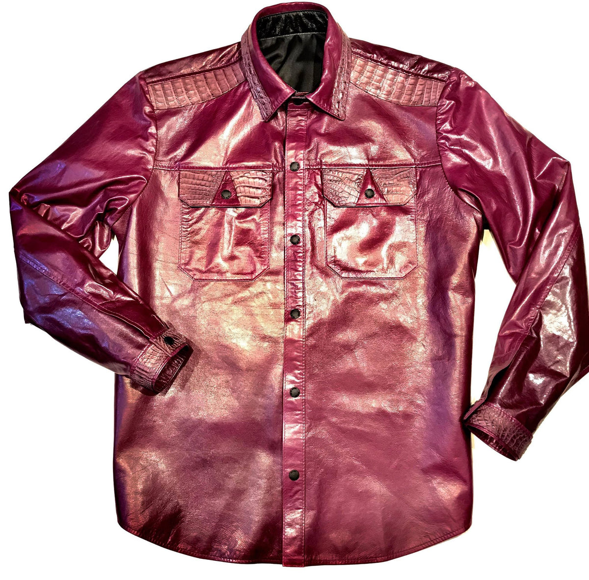 G Gator Jake Wood Leather Baseball Collar Jacket 1051 pelle pelle At The  Mister Shop Since 1948