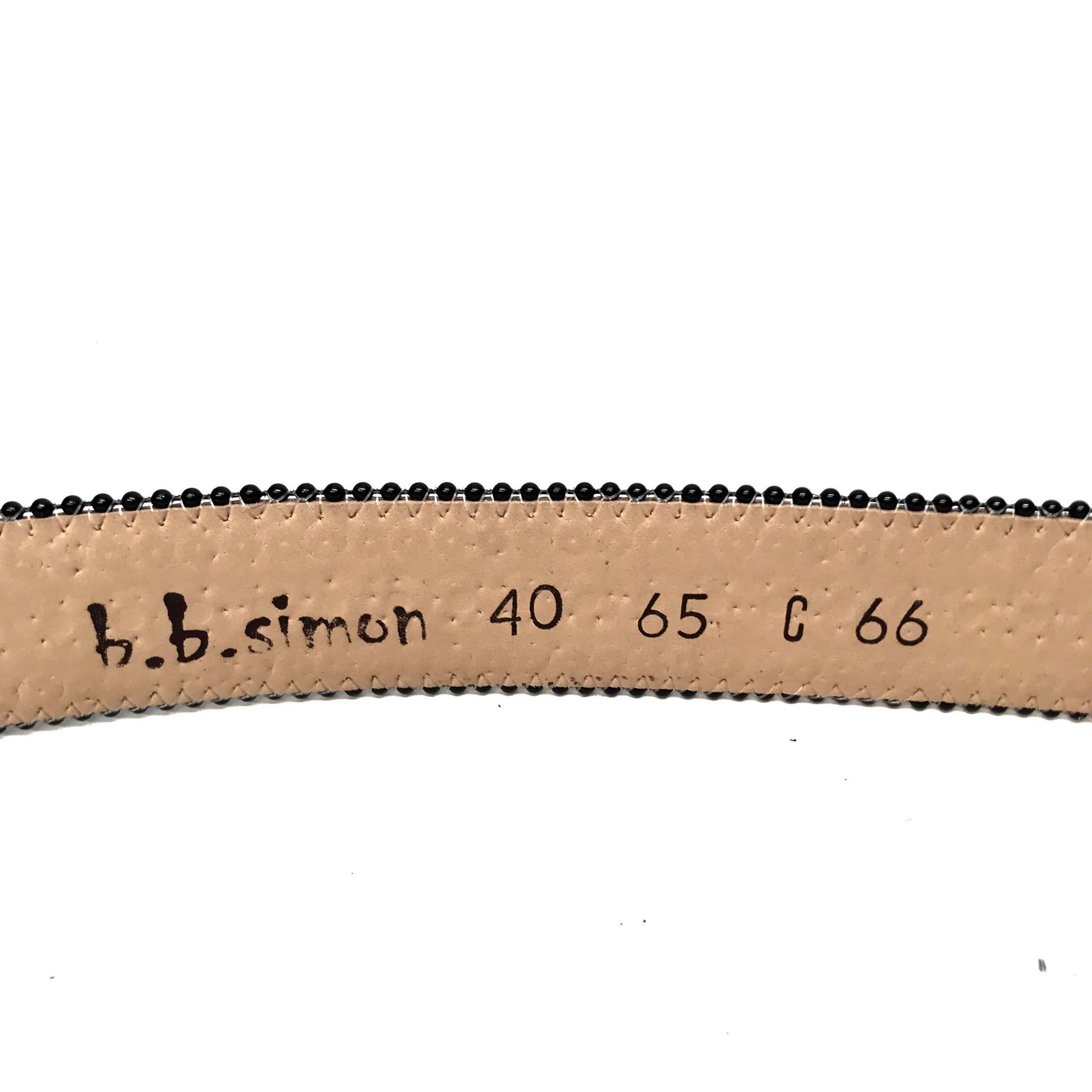 b.b. Simon Zebra Crown Fully Loaded Crystal Belt - Dudes Boutique