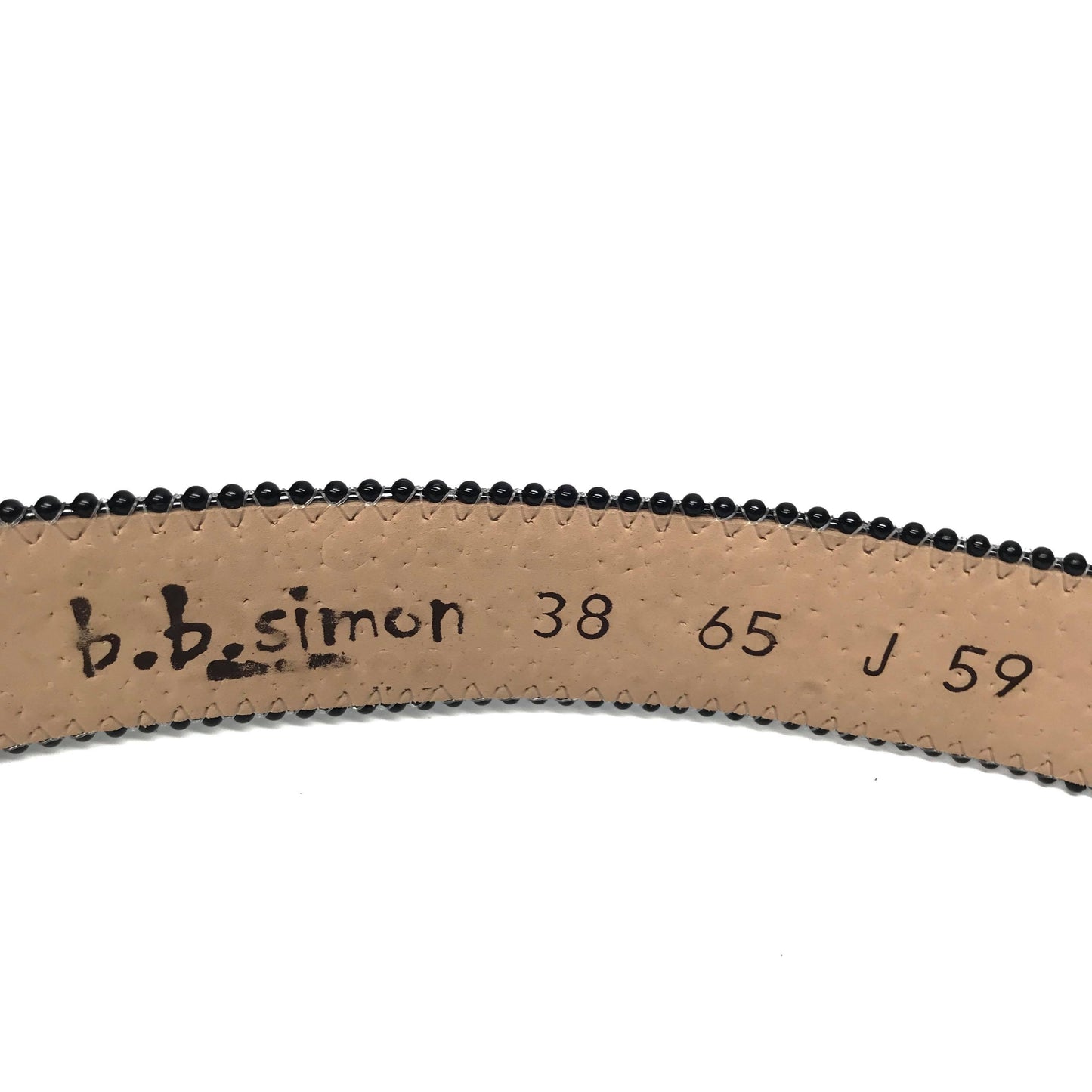 b.b. Simon "Blue Black Crown" Fully Loaded Crystal Belt - Dudes Boutique