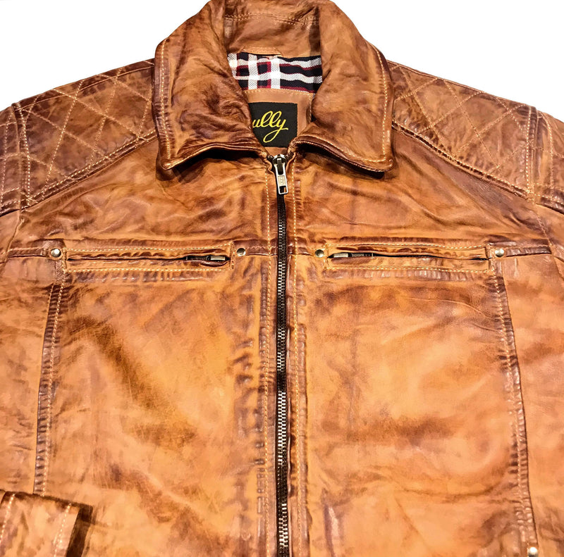 Scully Western Nutmeg Brown Lambskin Jacket - Dudes Boutique