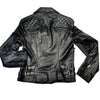 Scully Ladies Studded Spike Lambskin Biker Jacket - Dudes Boutique