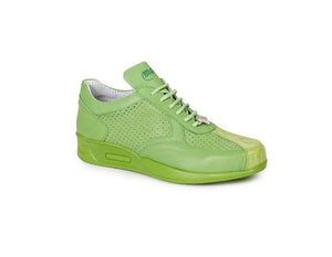 Mauri - M770 Crocodile Perforated Nappa Leather Sneakers - Dudes Boutique