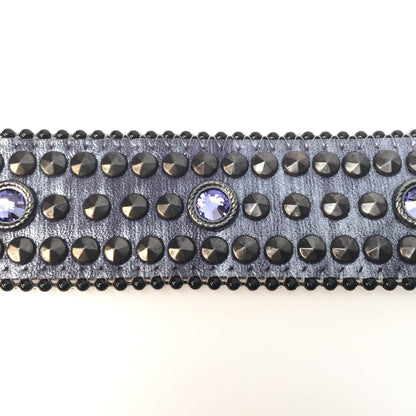 b.b. Simon 2552M36 Purple Crystal Belt - Dudes Boutique