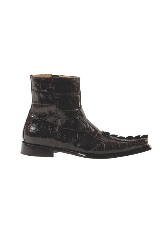 Mauri - 44167-2 Baby Croc/Hornback Alligator Tail Dress Boot - Dudes Boutique