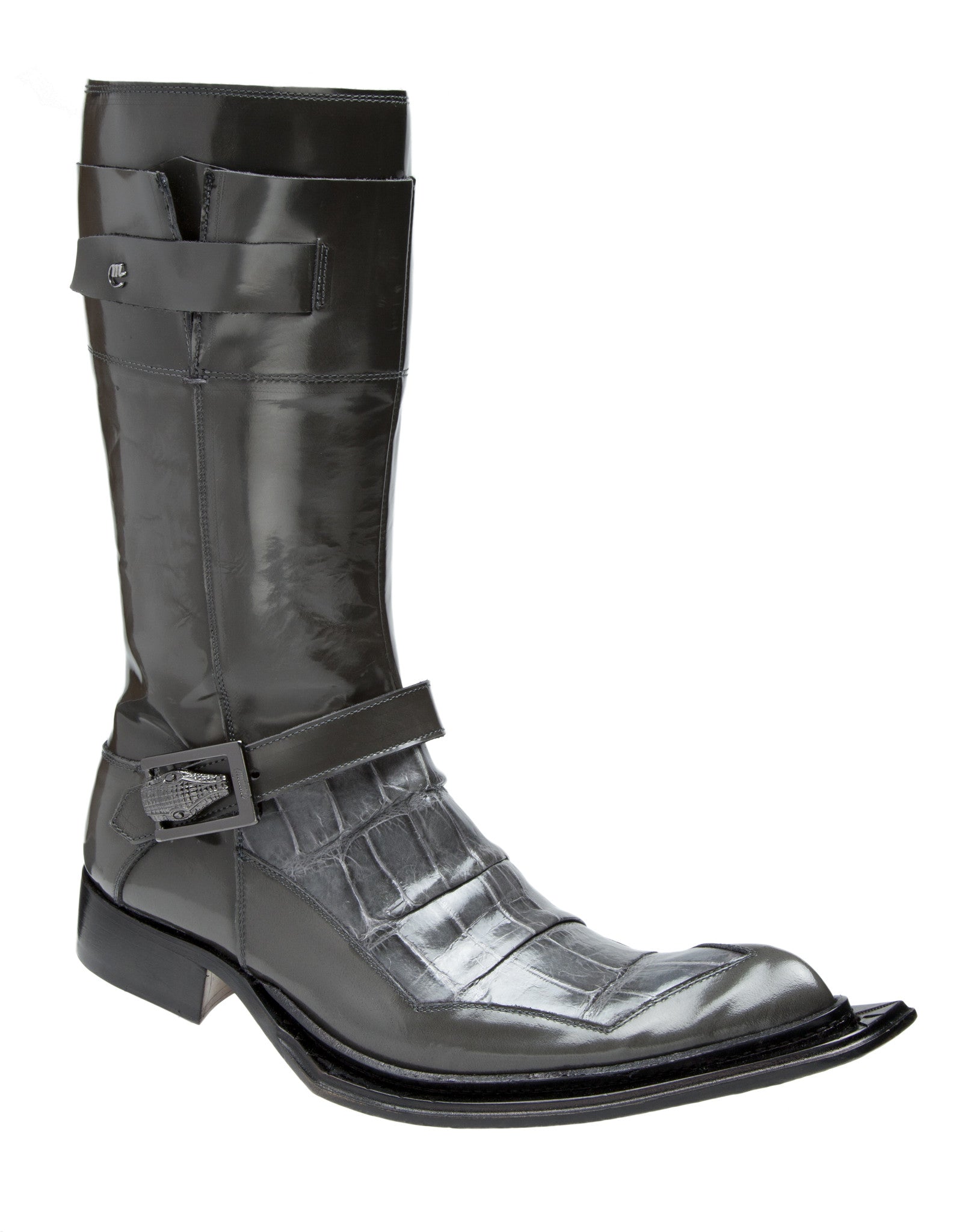 Mauri - 44240 "Sestriere" Dover Calf/Alligator Boot - Dudes Boutique