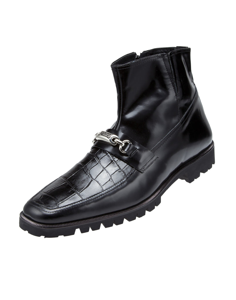 Mauri - 4487 Alligator/Dover Calf Dress Boot - Dudes Boutique
