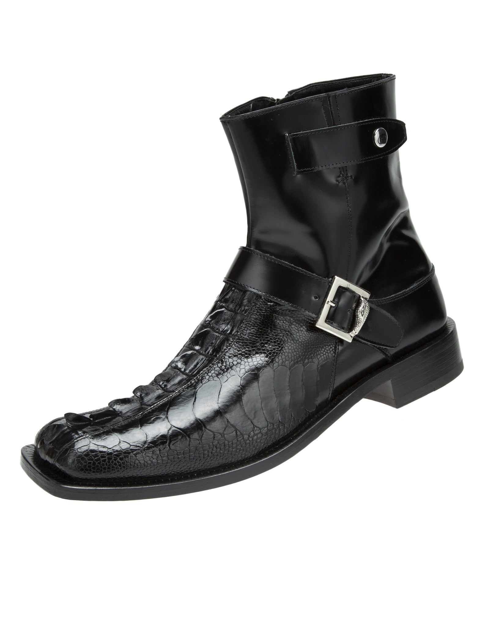 Mauri - 4581 "Park Lane" Hornback/Ostrich/Calf Dress Boot - Dudes Boutique