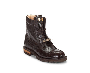 Mauri - 4637 "Commando" Alligator/Ostrich Boot - Dudes Boutique