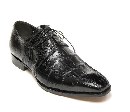 Mauri - "4680 Portico" Crocodile and Ostrich Leg Dress Shoe - Dudes Boutique