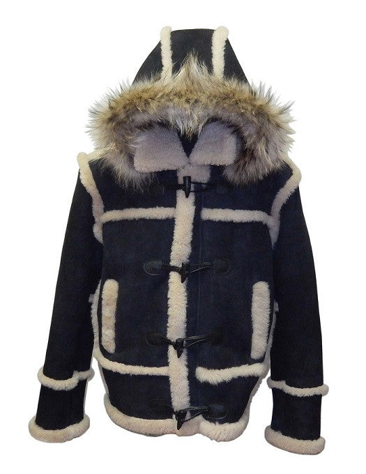 Jakewood - 4700 Sheepskin Marlboro Style Shearling Jacket - Dudes Boutique