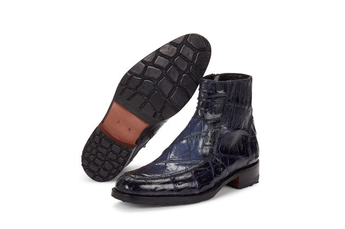 Mauri - 4701 "Albricci" Hand-Painted Alligator Boot - Dudes Boutique