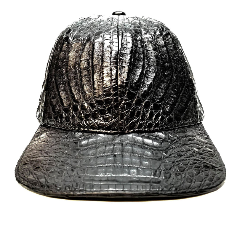 Kashani Safari Black Alligator Belly Hat - Dudes Boutique