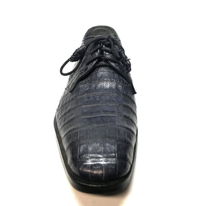 Los Altos All-Over Crocodile Lace Up Dress Shoes - Dudes Boutique
