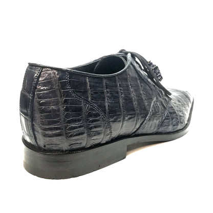 Los Altos All-Over Crocodile Lace Up Dress Shoes - Dudes Boutique