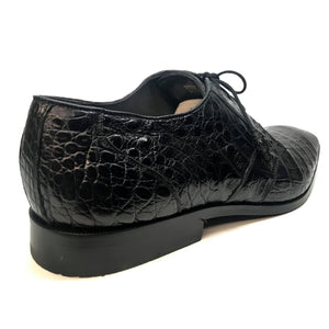 Los Altos All-Over Crocodile Lace Up Dress Shoes - Dudes Boutique