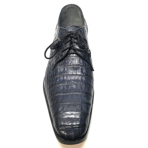 Los Altos All-Over Crocodile Lace Up Dress Shoes - Dudes Boutique