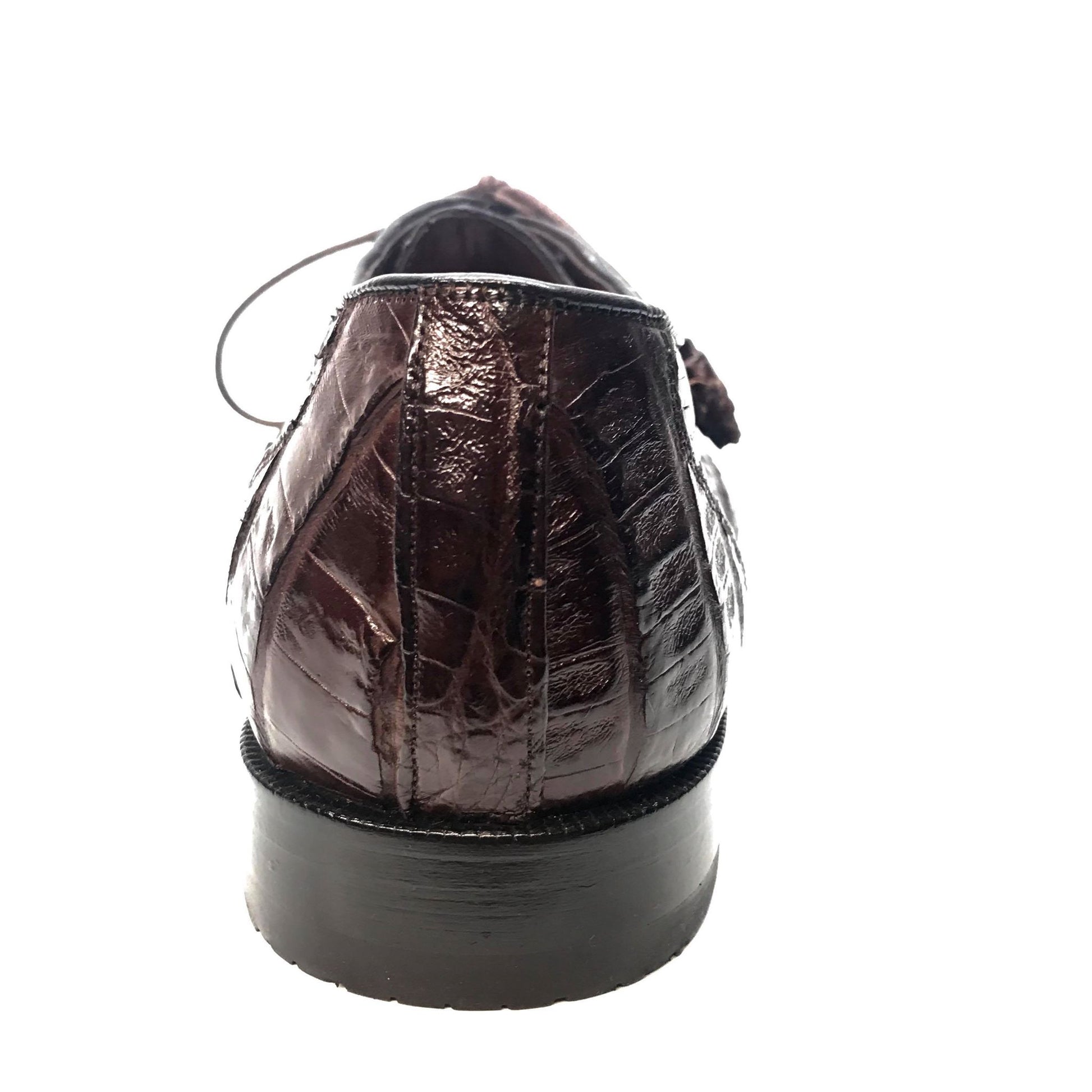 Los Altos All-Over Crocodile Lace Up Dress Shoes - Dudes Boutique