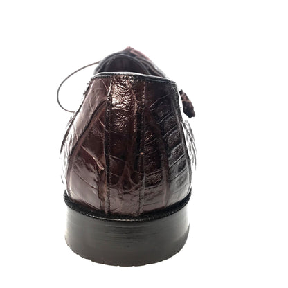 Los Altos All-Over Crocodile Lace Up Dress Shoes - Dudes Boutique