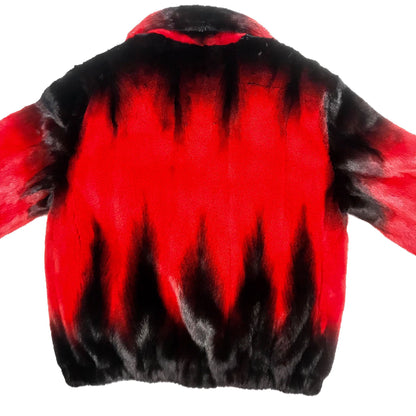 Kashani Wine Black Full Mink Fur Coat - Dudes Boutique