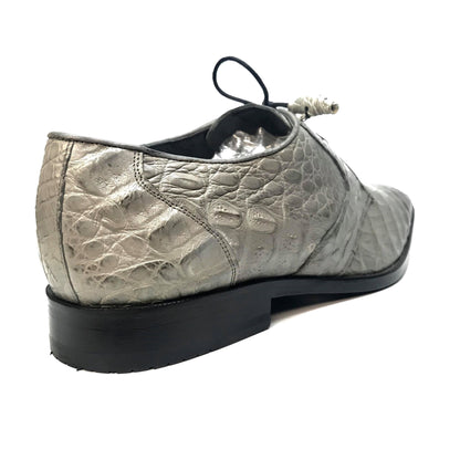 Los Altos All-Over Crocodile Lace Up Dress Shoes - Dudes Boutique