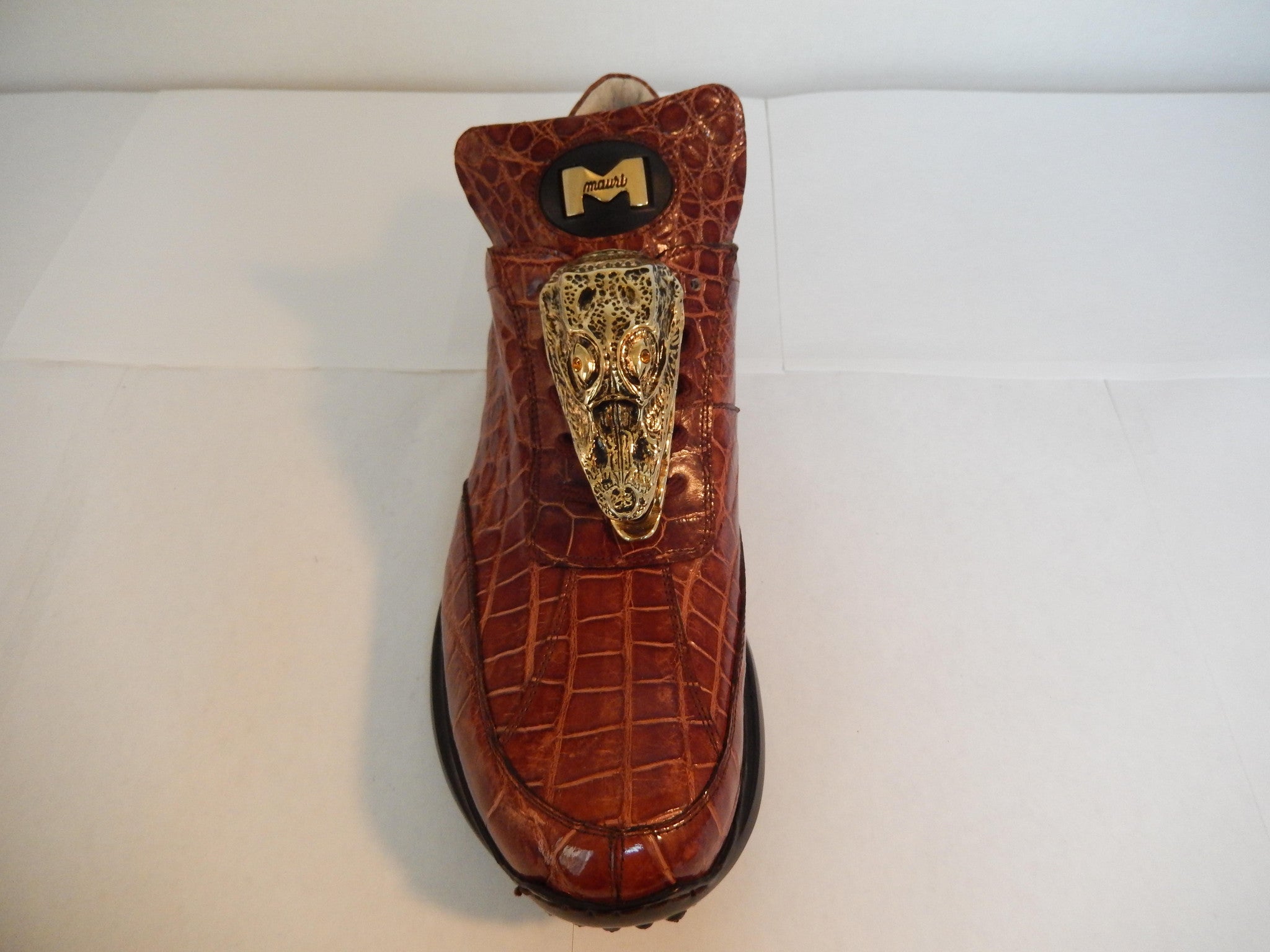 Mauri All-Over Cognac Alligator Sneakers 8731/2 – Dudes Boutique