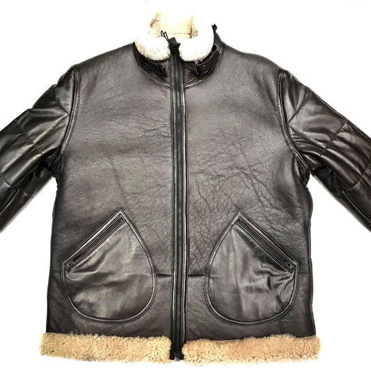 Kashani Quilted Lambskin Shearling Coat - Dudes Boutique