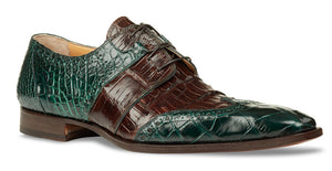 Mauri - 53130 "Meravigli" Alligator/Baby Croc Dress Shoe - Dudes Boutique