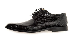 Mauri - "53141/1 Bartolomeo" All Over Alligator Lace Up - Dudes Boutique