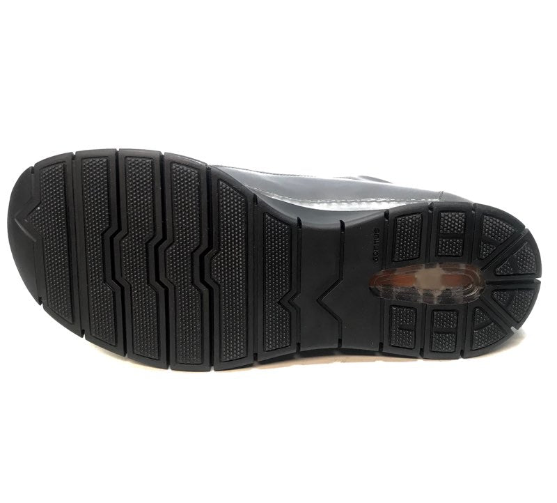 Mauri 8593 MED GREY Crocodile Lambskin Hightop Sneakers - Dudes Boutique