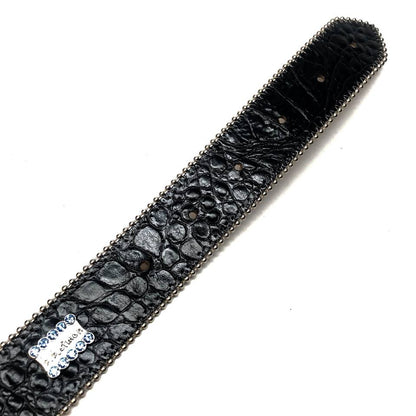 b.b. Simon 'Black Globe' Crystal Belt - Dudes Boutique