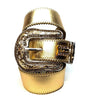 b.b. Simon 'Metallic Gold' Crystal Belt - Dudes Boutique