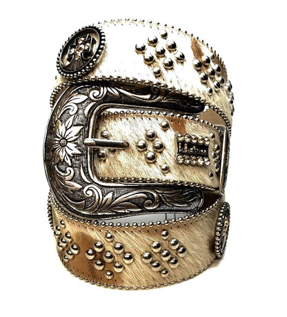 b.b. Simon Desert Pony Studded Crystal Belt - Dudes Boutique