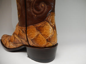 Safari Pirarucu Monster Fish Cowboy Boots - Dudes Boutique