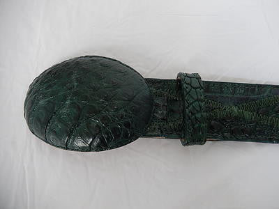 Los Altos Cross Stitch Hornback Crocodile Belt - Dudes Boutique