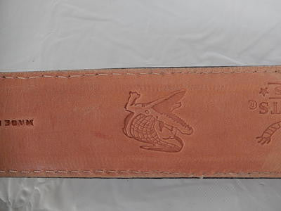 Los Altos Cross Stitch Hornback Crocodile Belt - Dudes Boutique