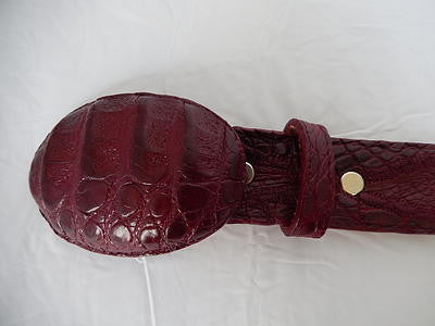Los Altos Cross Stitch Hornback Crocodile Belt - Dudes Boutique