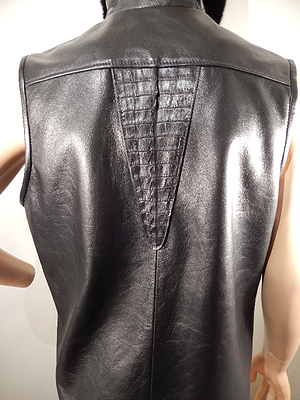 G Gator - 903 Crocodile Vest with Fox Collar - Dudes Boutique