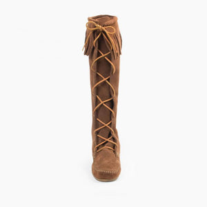 Minnetonka Front Lace Knee High Boot - Dudes Boutique