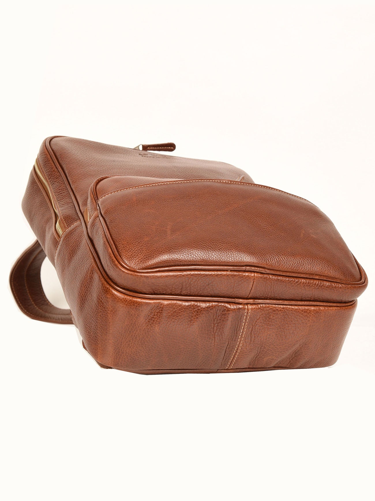 aston leather backpack Aston Leather 780BP Clinton Zippered Backpack