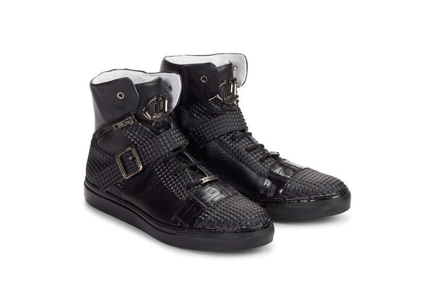 Mauri - 8515 "San Lorenzo" Baby Croc/Calf Sneakers - Dudes Boutique