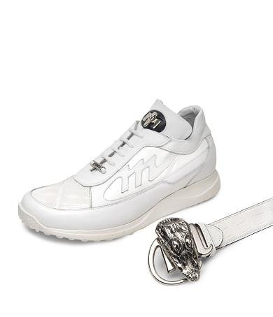 Mauri - "8555 Eclisse"  Crocodile Sneaker - Dudes Boutique